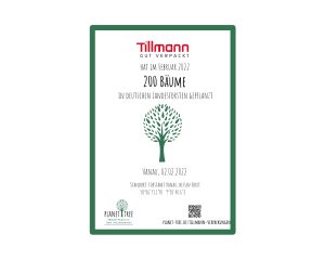 Bild des Zertifikats, Planet Tree