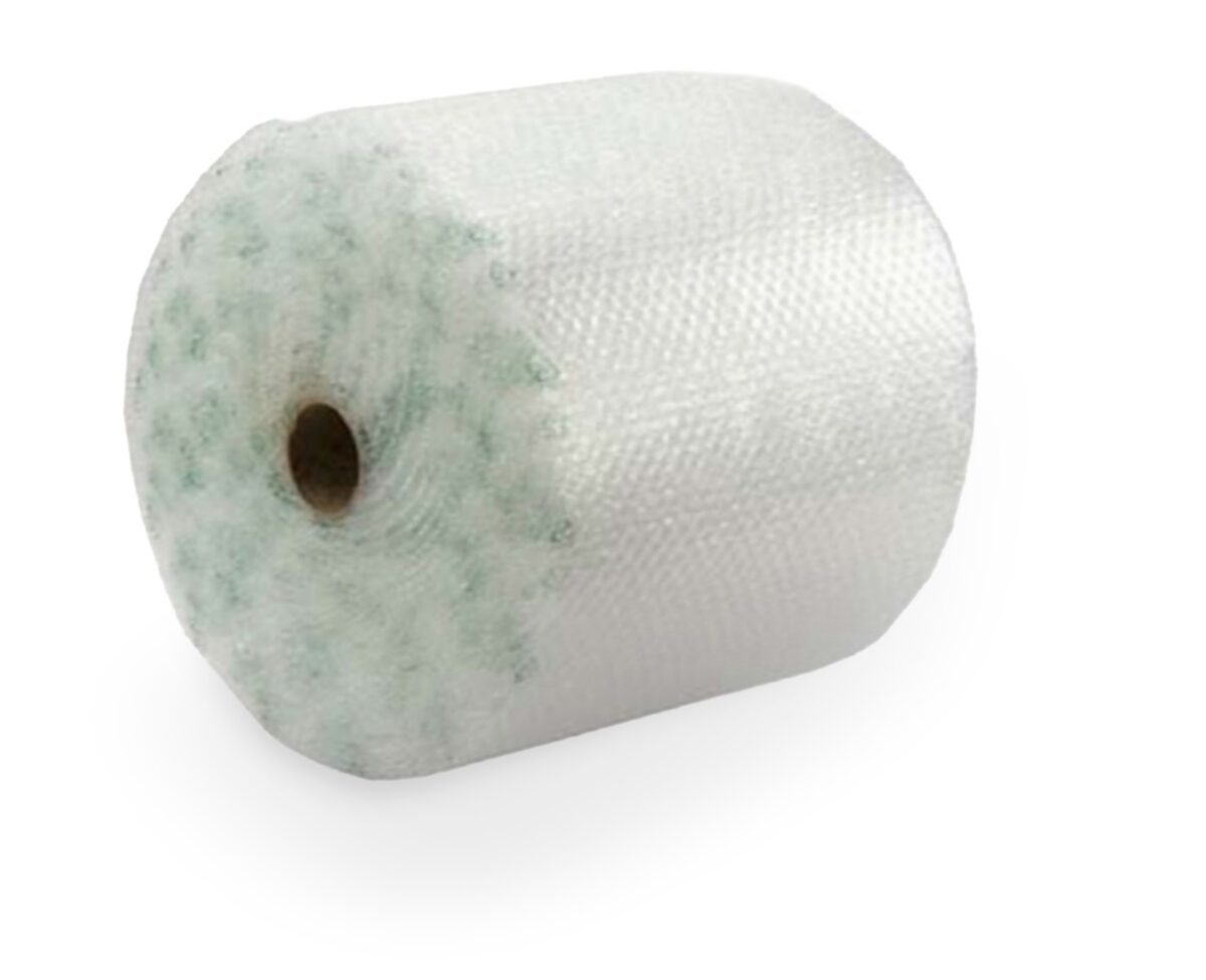 Eine Rolle mit Luftpolsterfolie