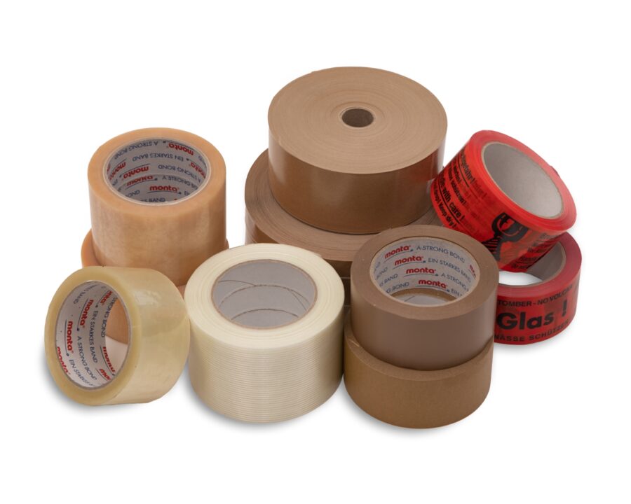 Das Foto zeigt eine Zusammenstellung an verschiedensten Arten von Klebebändern.